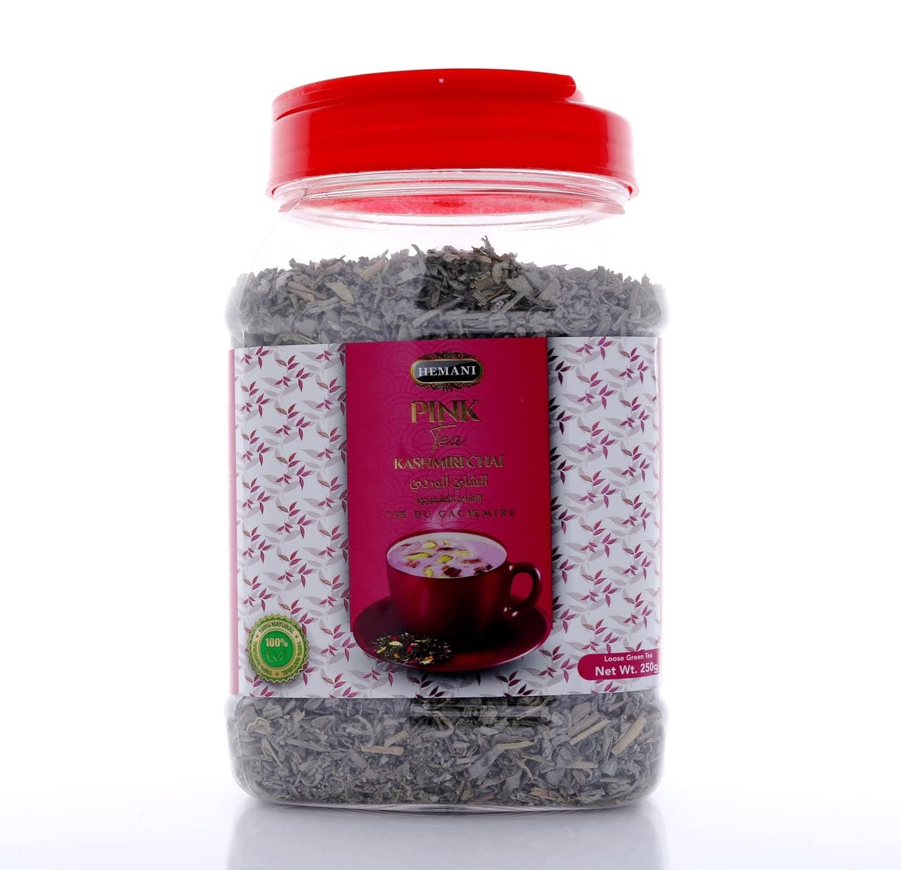 Hemani Kashmiri Pink Tea Jar 250g - Noon Tea - Kahwa Green Tea