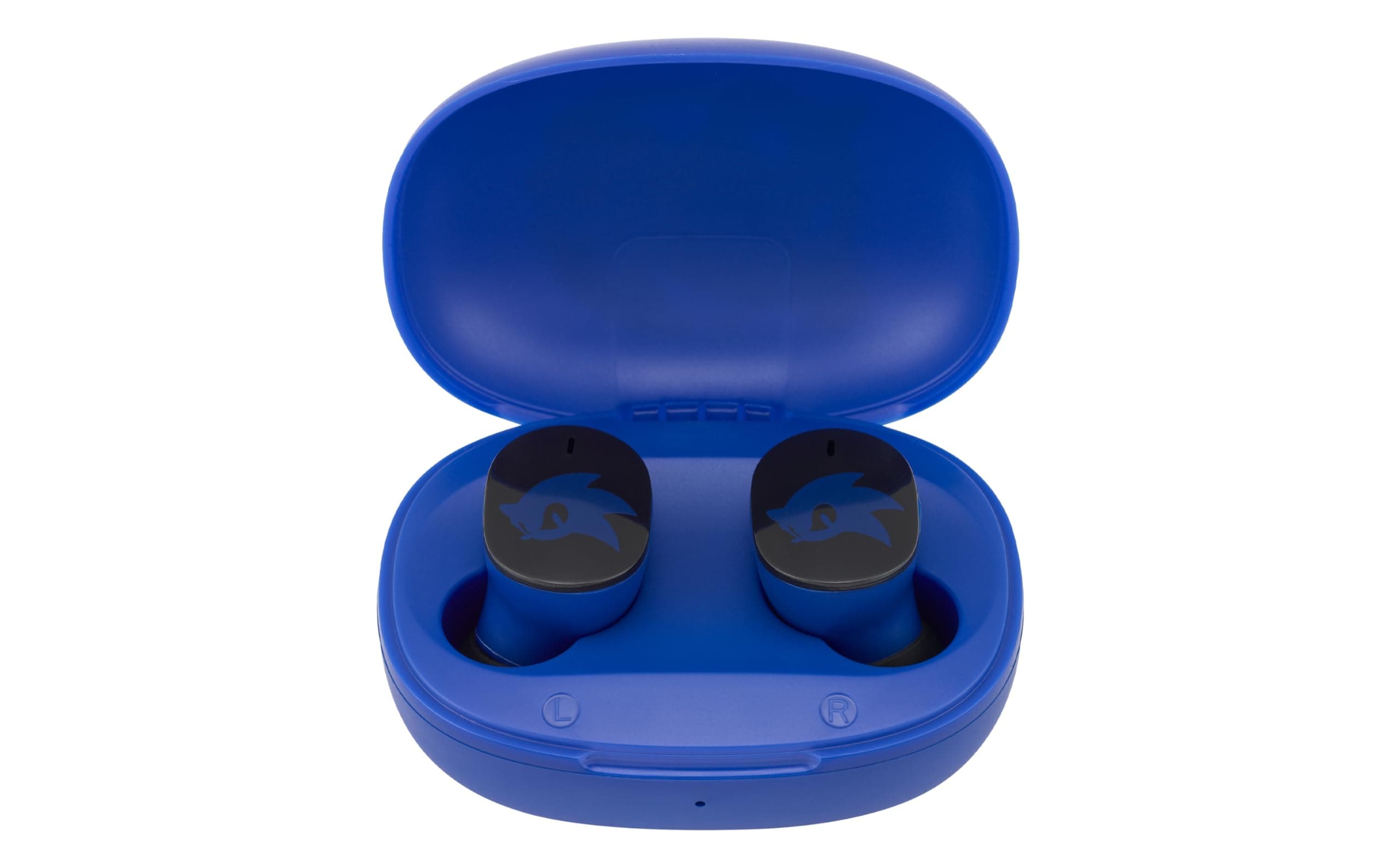 Sonic The Hedgehog Wireless Earbuds with Microphone, Bluetooth Earbuds with Charging Case (Sonic)