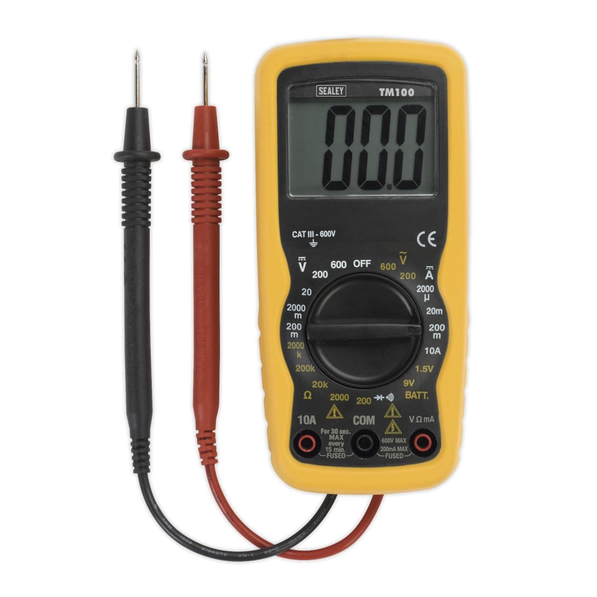 Sealey 6-Function Professional Digital Multimeter - TM100