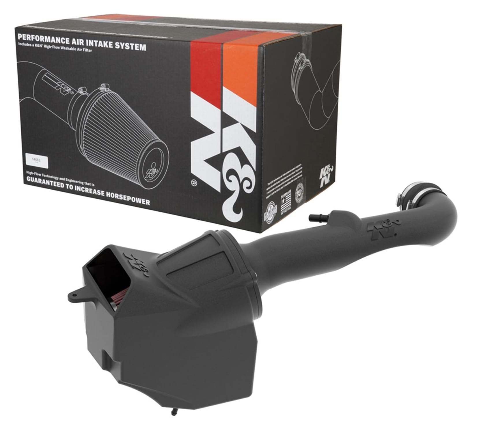 Cold Air Intake Kit: High Performance, Guaranteed To Increase Horsepower: 2018-2020 Jeep (Wrangler Jl, Gladiator) 3.6L V6,63-1576