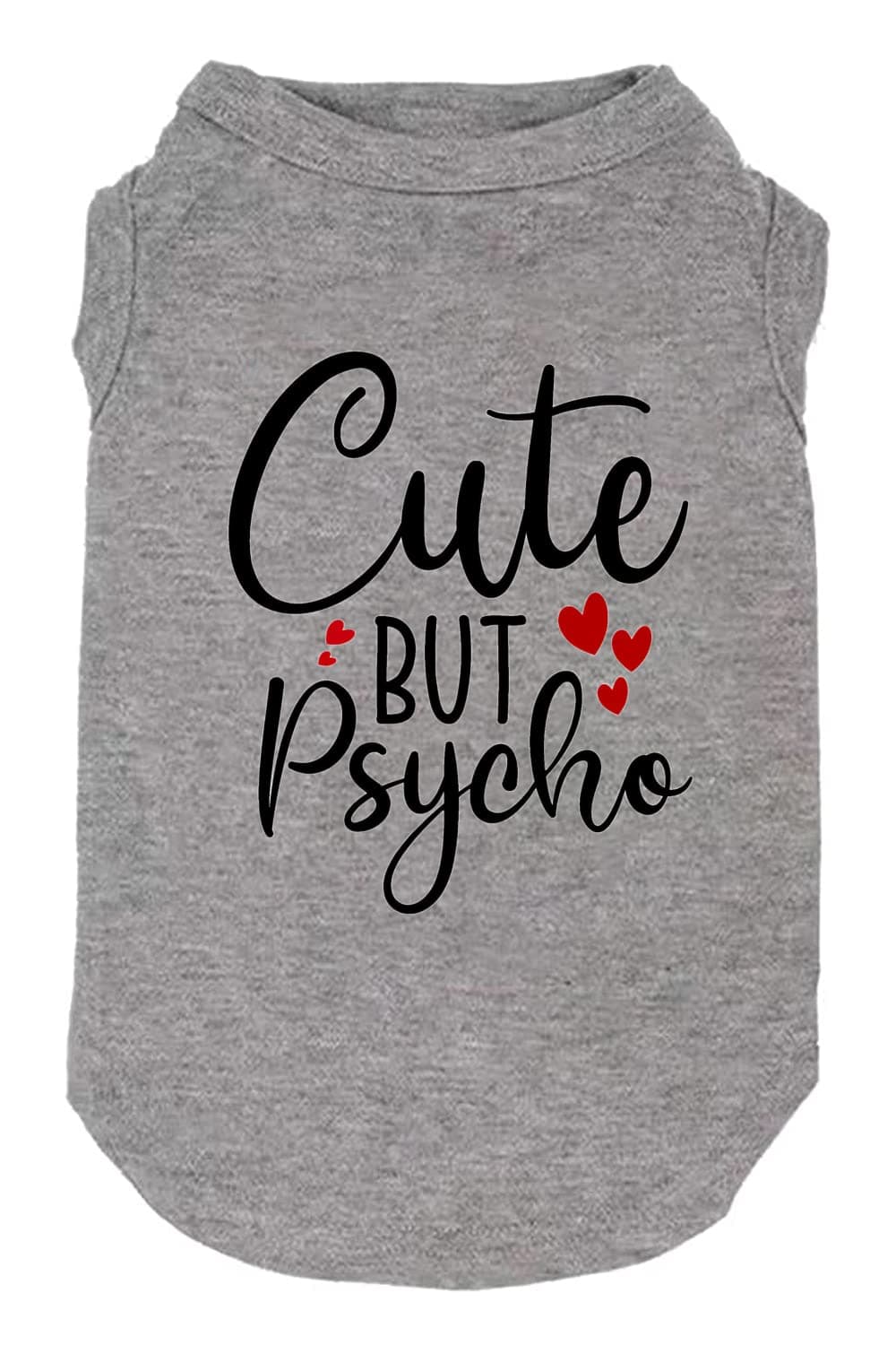 Dog Clothes Puppy T Shirt Vest Soft and Light-Weight for Small Large Dogs with 'Bitches Love ME' Slogan Prining Pet Apparel(Medium,SG-Grey01)