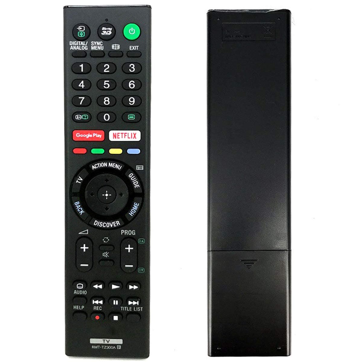 DELMO Remote Control Compatible with Sony TV RMT-TZ300A RMF-TX200P RMF-TX200E RMF-TX200U RMF-TX200B RMF-TX201U RMF-TX200A