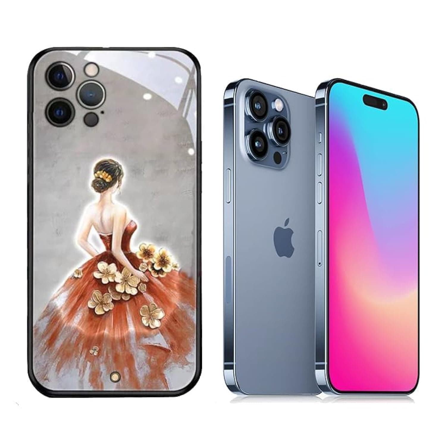 Sponsored Ad – Angel Girl Protective Case Compatible with iPhone 15 Pro Max Mobile Phone,Shockproof Protective,Voice Controlled Glow, with Switch (Vermilion Gauze Skirt, iPhone 15 Pro Max)