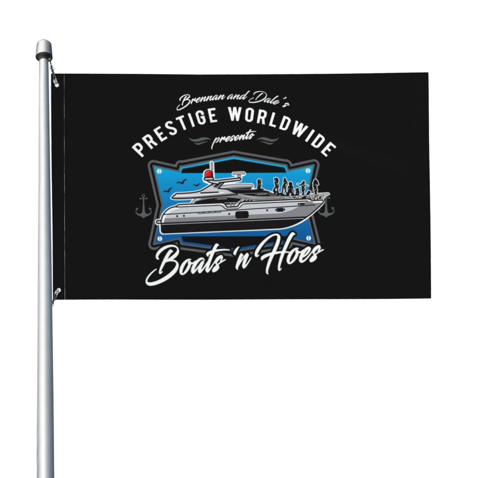 Prestige Worldwide Boats And Hoes Banner Flags Garden Flag Home House Flags Parade Flag Outdoor Flag USA Flag 3x5 Ft