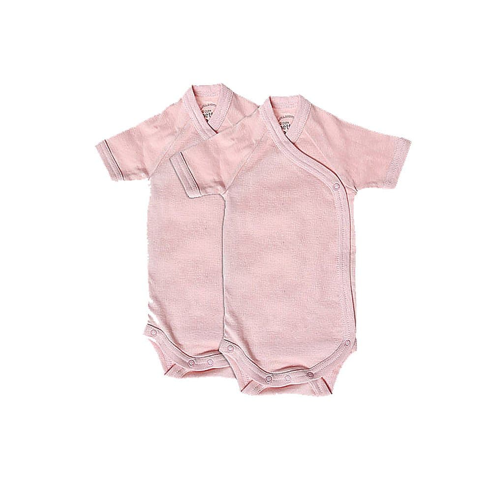 giggle Better Basics Short-sleeve Baby Body - Set Of 2 (organic Cotton)