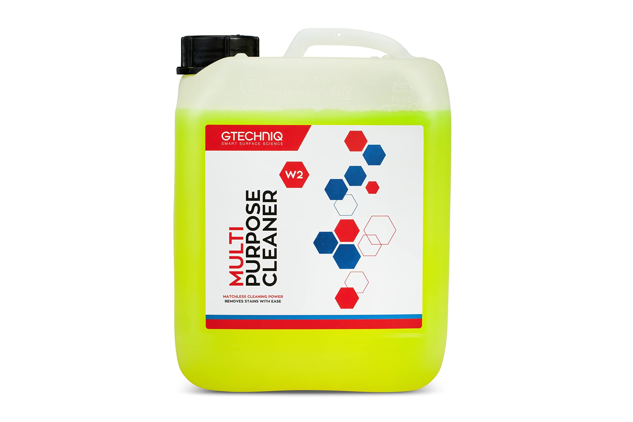 W2 Multi-Purpose Cleaner for Cars, Matchless Cleaning Power, Biodegradable, Supreme Dirt Removal - 5000ml