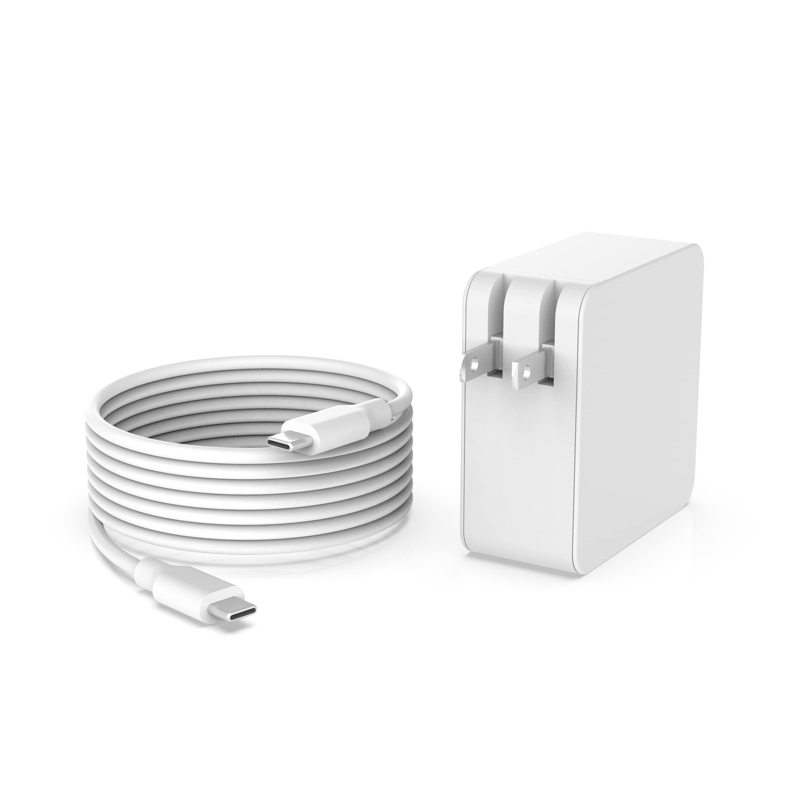 65W Fast Charger Fit for Samsung Laptop Charger, Galaxy Book Pro, Pro 360, Notebook, Ep-Ta865 & More Devices with USB Type C Connector, Foldable Scratch-Resistant Plug, PD, Detachable 7.5FT Cable