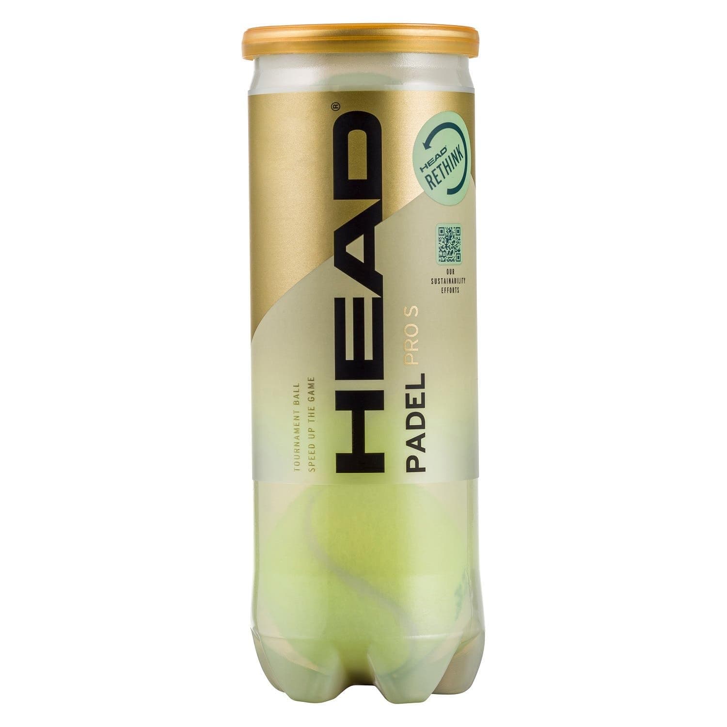 HEAD Padel Pro S Balls, Unisex Adults, Black, 3 Uni