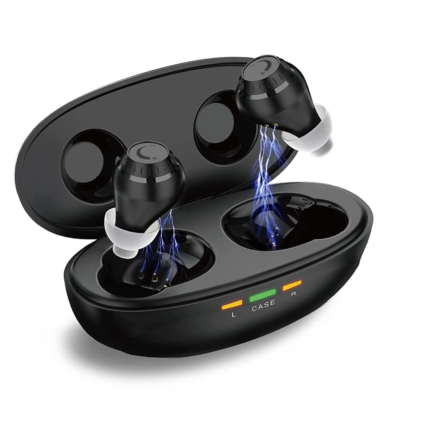 Hearing Aids,Hearing Aid for Seniors Rechargeable With noise cancelling, Easy Operating Hearing Amplifier for Adults Hearing Loss,Hearing Aids Comfortable Wearing with Auto ON/OFF