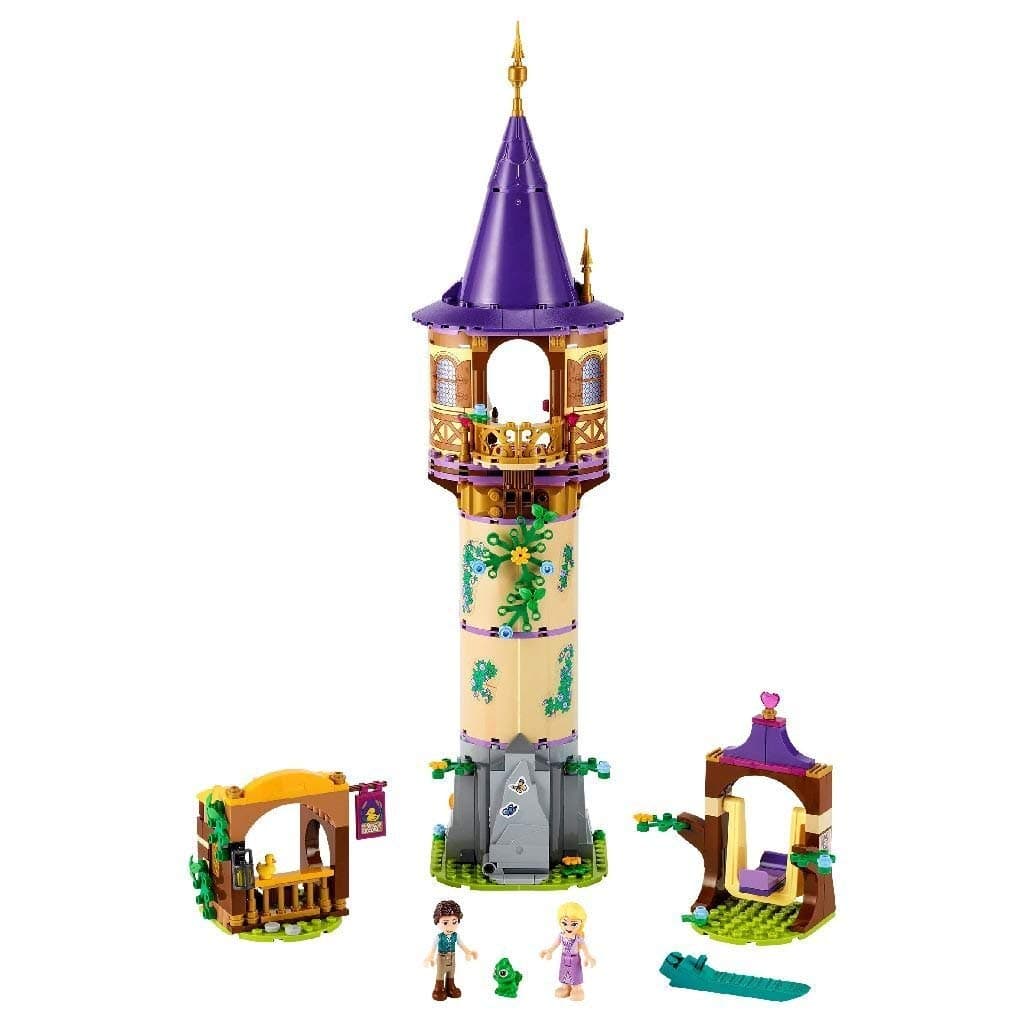 Lego 43187 Disney Princess Rapunzel’s Tower, Buildable Castle Toy Playset with Rapunzel and Flynn Rider Mini-Doll Figures from Tangled Movie, Creative Gift Idea for Kids, Girls and Boys