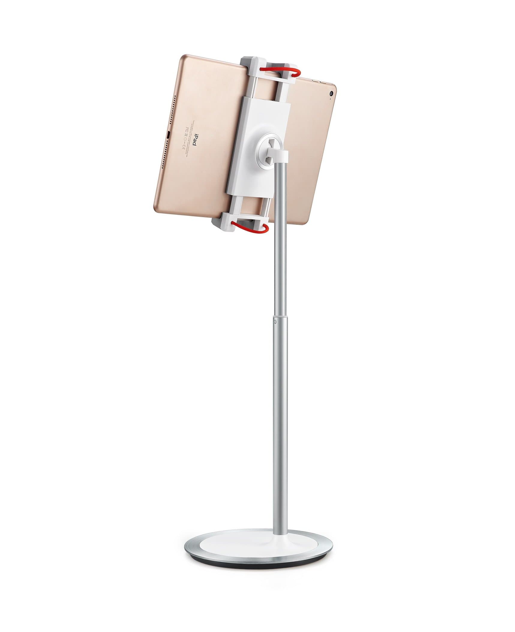 Bramley Power Aluminium Adjustable Height & Angle iPad/Tablet/Phone Mount Holder Desk/Counter Stand