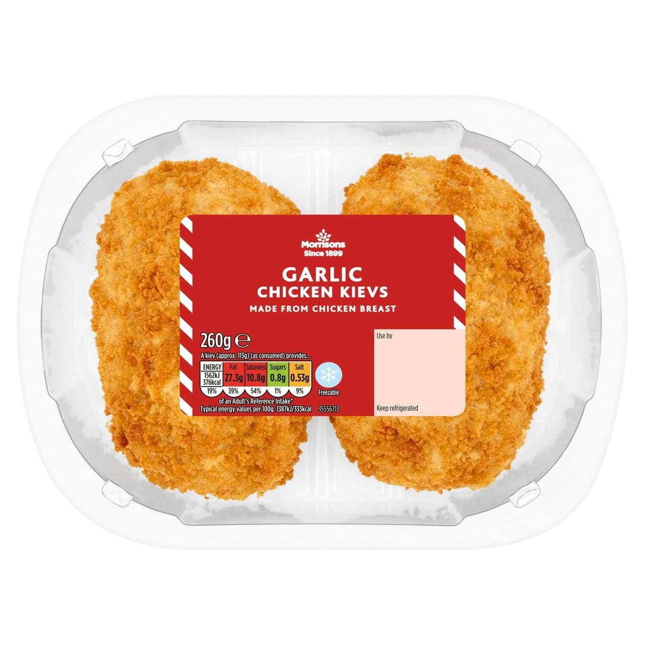 Garlic Chicken Kievs, 260 g
