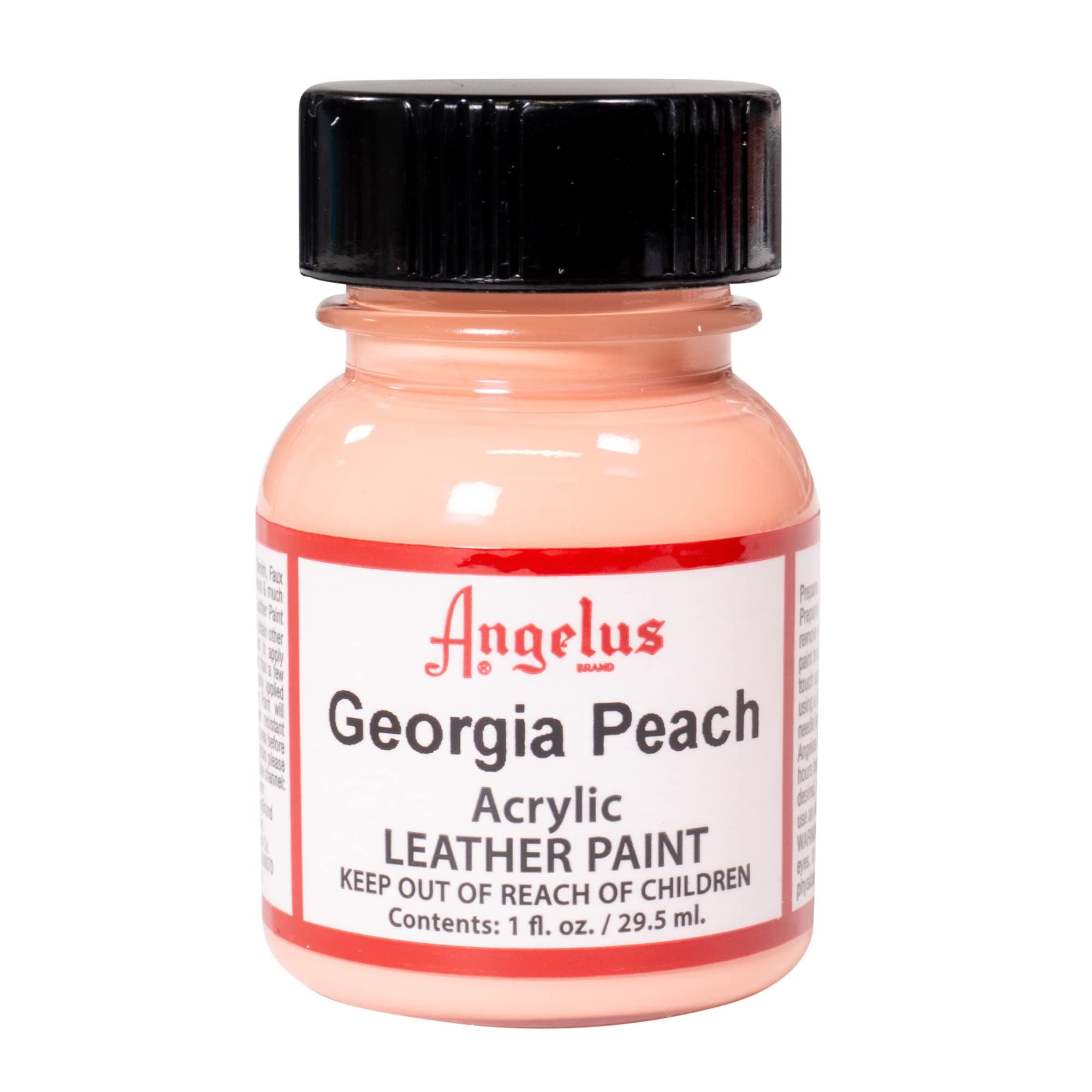 Angelus Acrylic Leather Paint, 1 oz, Georgia Peach
