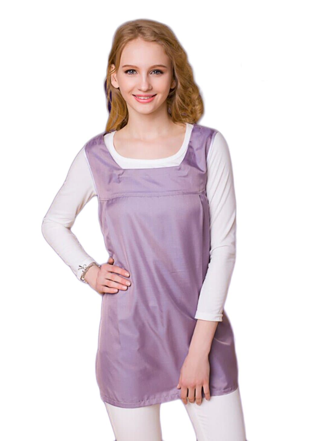 EMF Radiation Protection Shielding Woman Baby Maternity Top Dresses 8900588 Lavender