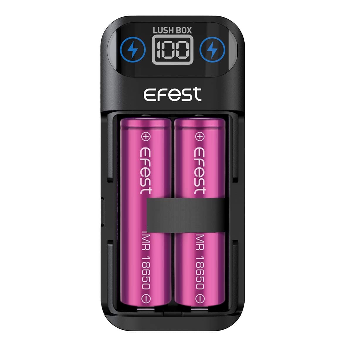 Genuine Efest Lush Box Dual 18650 Charger (Batteries not Included)