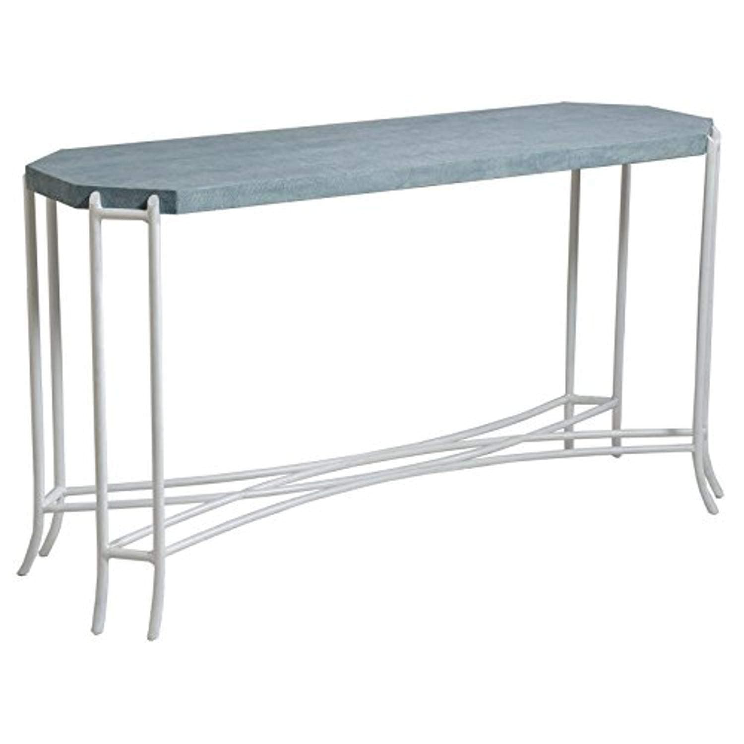 Console Table, Turquoise Viper