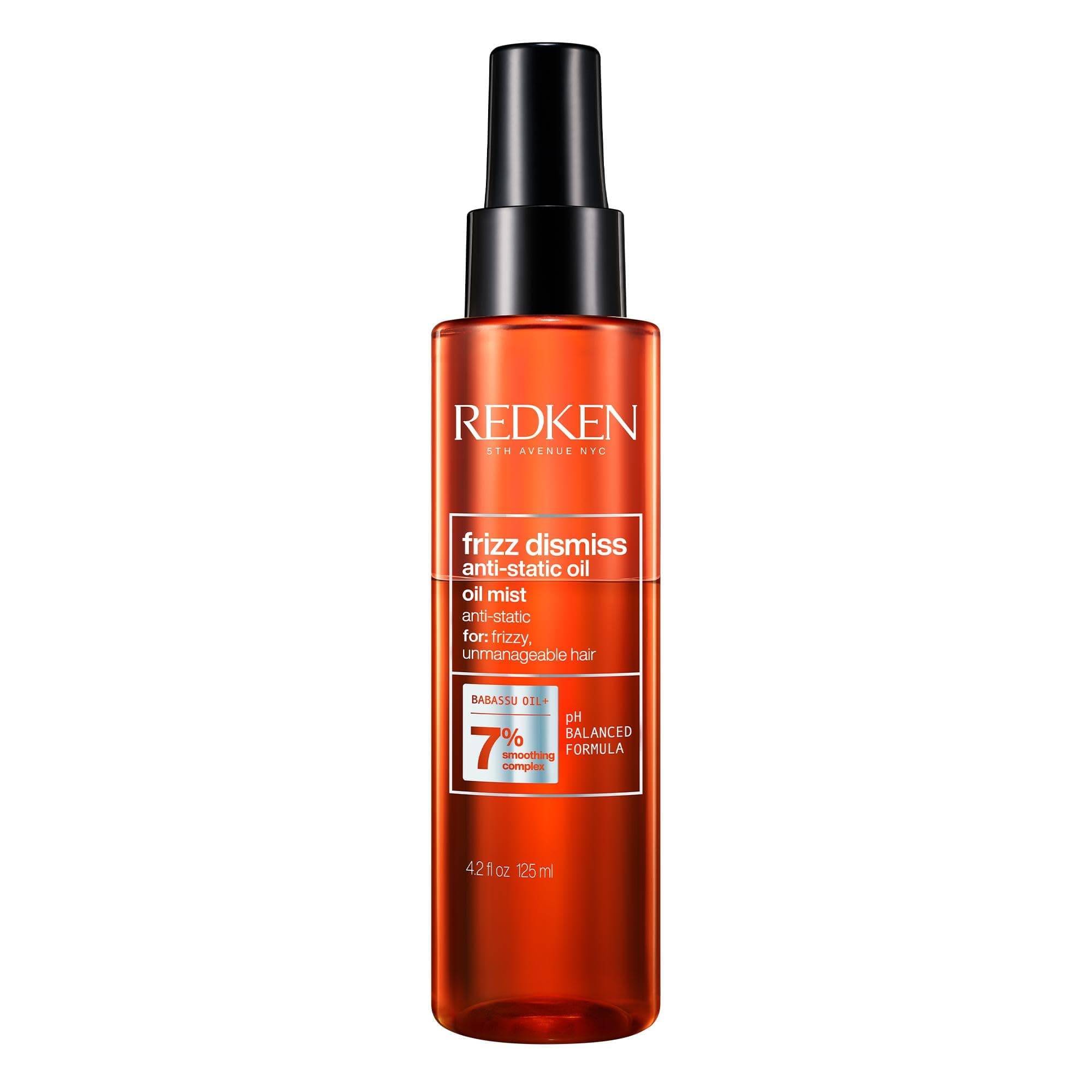 REDKEN Hair Oil-In-Serum, Babassu Oil, Smooths Hair, Lightweight, Frizz Dismiss Instant Deflate, 125 ml