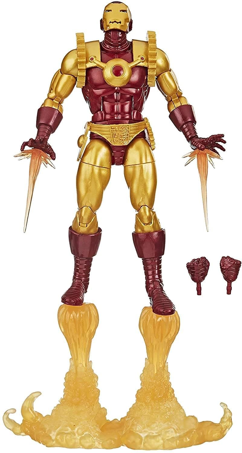 Hasbro Legends Series Iron Man 6-inch Collectible Action Figure Iron Man 2020 Toy, Premium Design and 8 Accessories, Ages 4 And Up