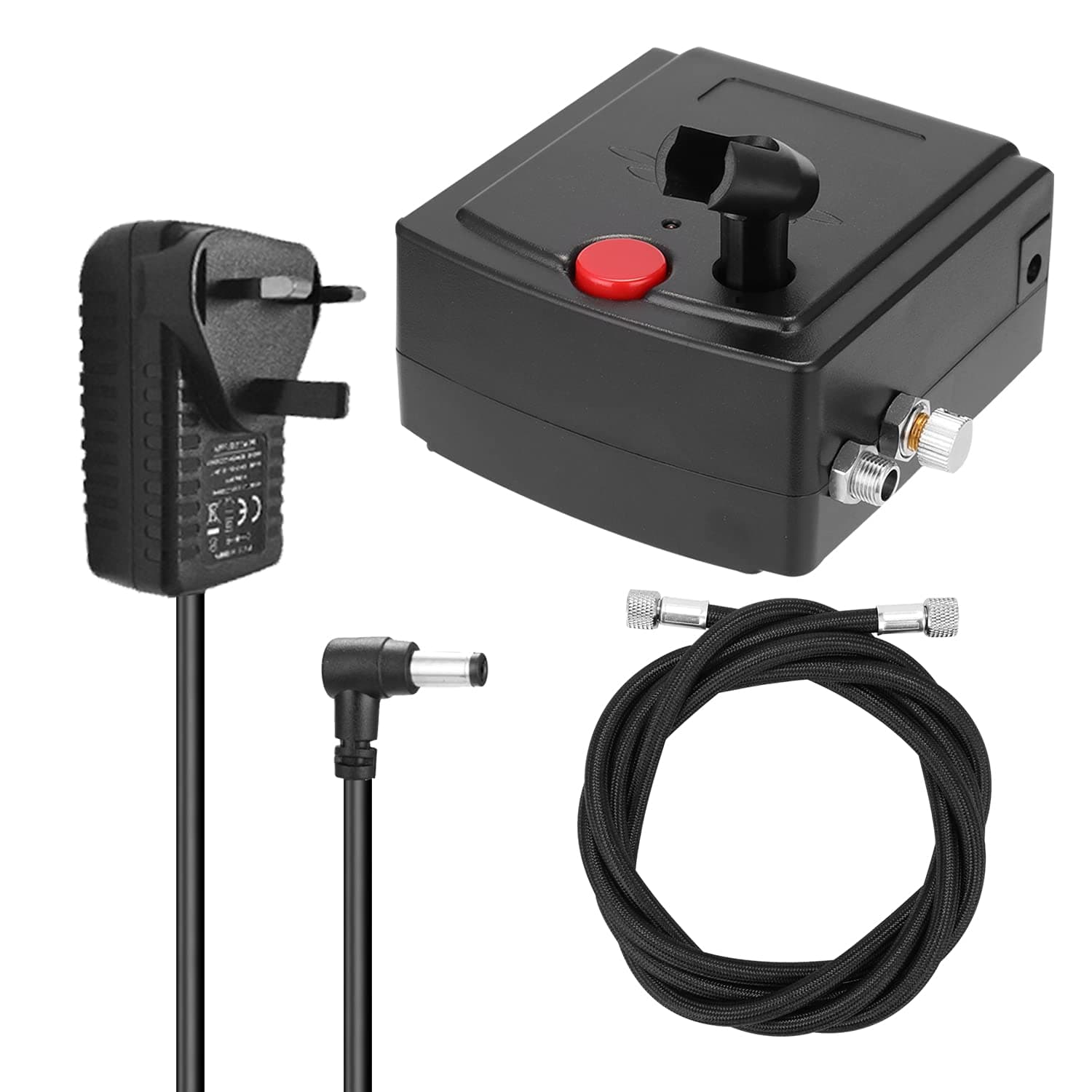 Weytoll Airbrush Air Compressor, Portable Spray Pump Air Compressor for Makeup Art Painting Craft Model Flower Spraying Machine