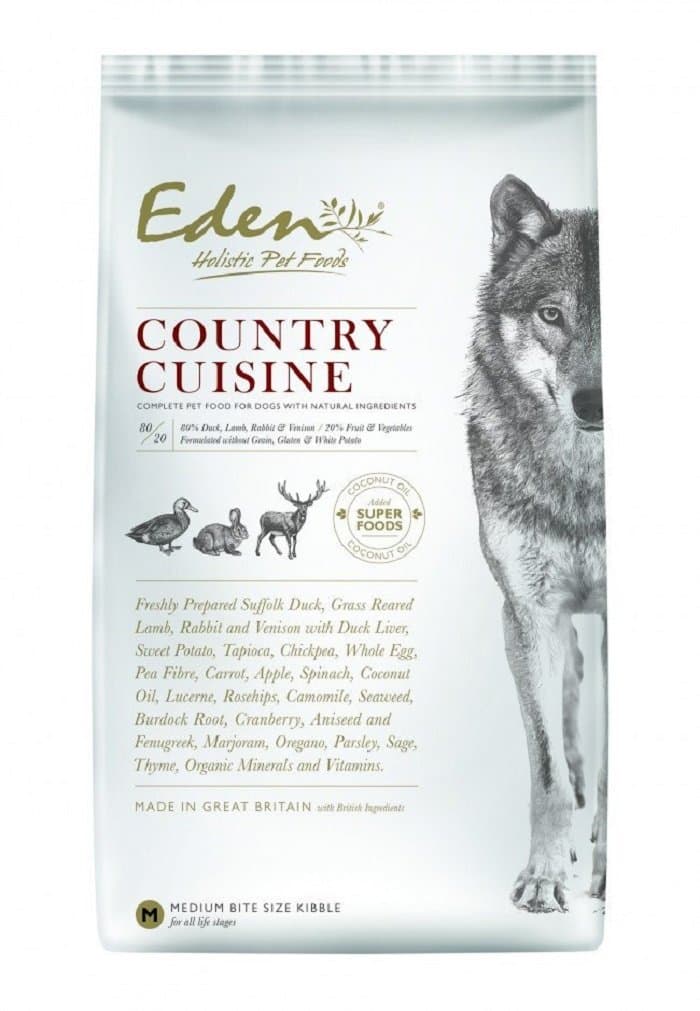 Eden Dog Food 80:20 Country Cuisine 2kg Medium Kibble