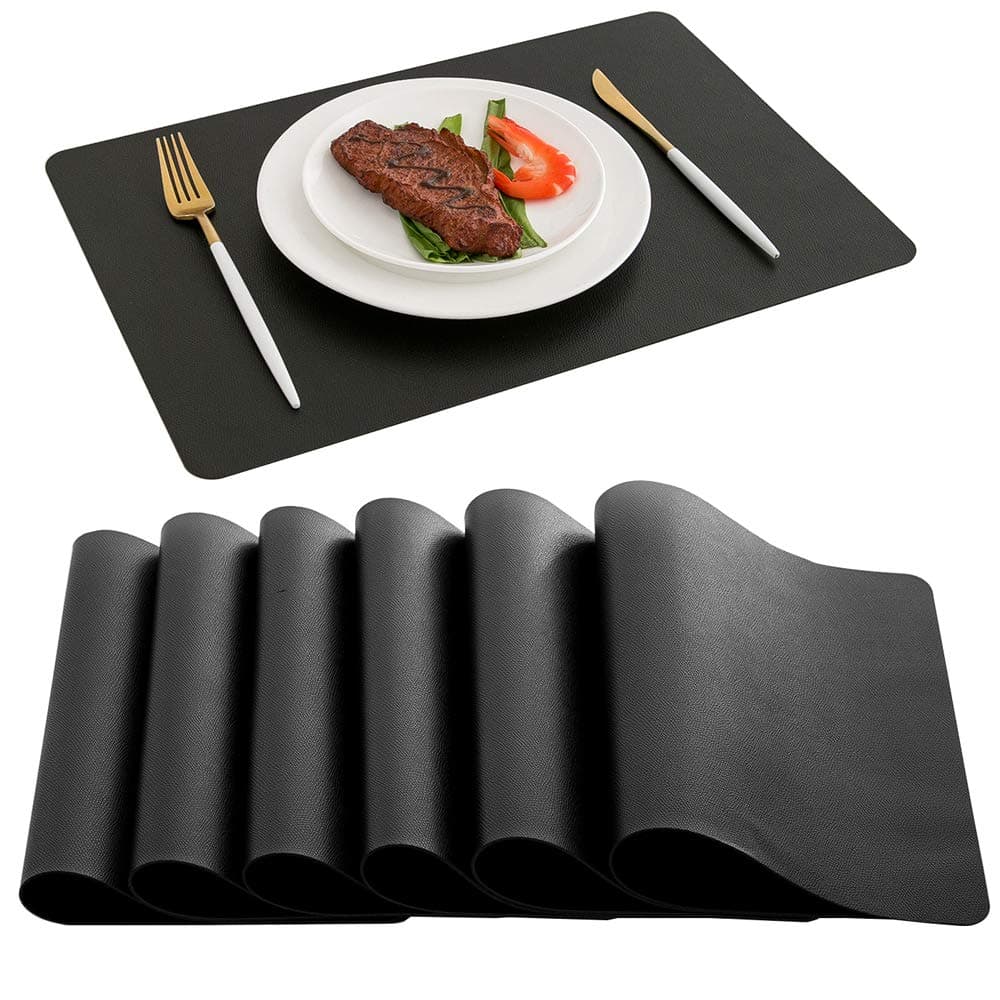 Leather placemats