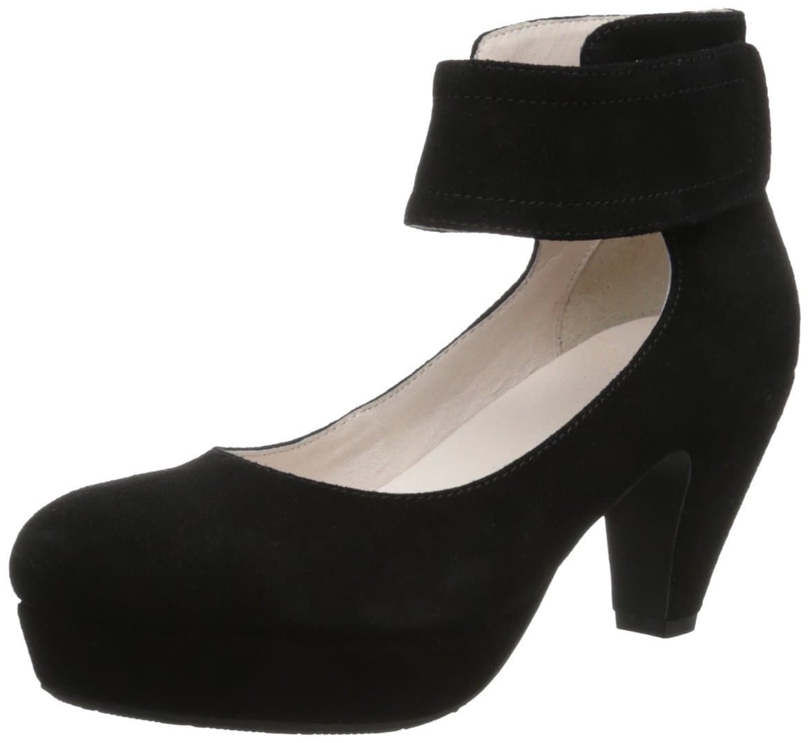 Sacha London Women's Vera Platform Pump, Black Cow Suede