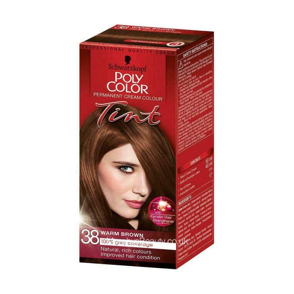 SchwarzkopfPolyColor38WarmBrownHairColourant