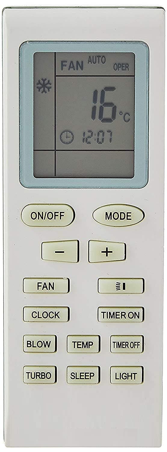 AC Remote Compatible for Videocon 1.5 Ton Split AC Remote (VS4K53.WV1-CU)