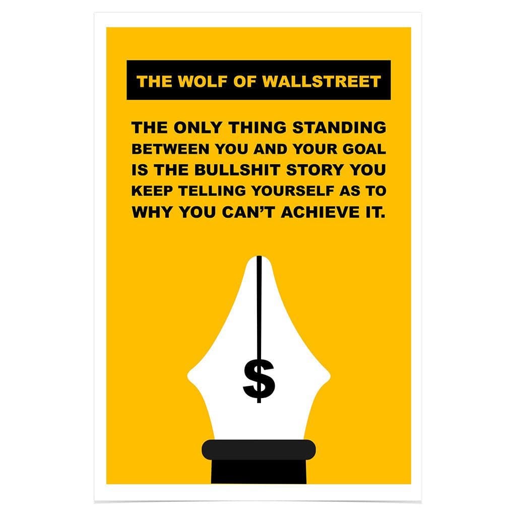 WonderwallPoster® WP323A2 The Wolf Of Wall Street Poster Image – DIN A2+ 42 x 61 cm (more very precious print