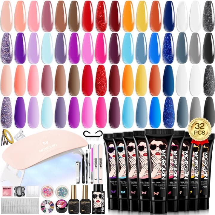 Morovanpoly nail gel kit: Beginners with Everything Professional