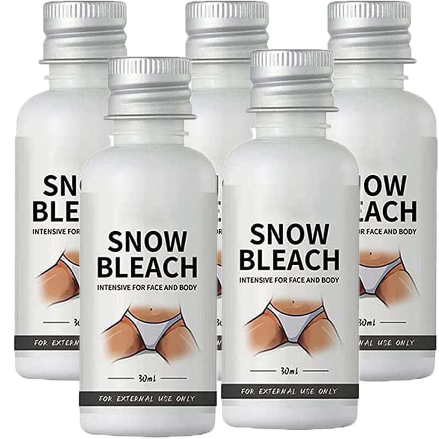 Jaysuing Snow Bleach, Snow Bleach Cream (5PCS)