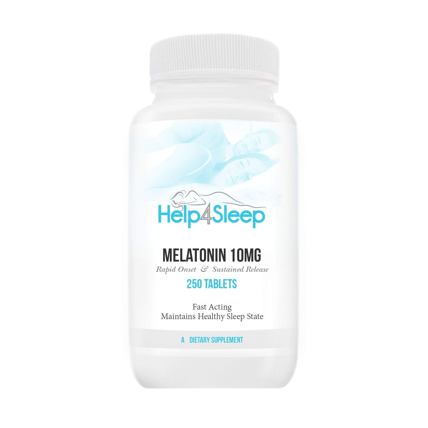 Melatonin 10mg Sustained Release - 250 Tablets