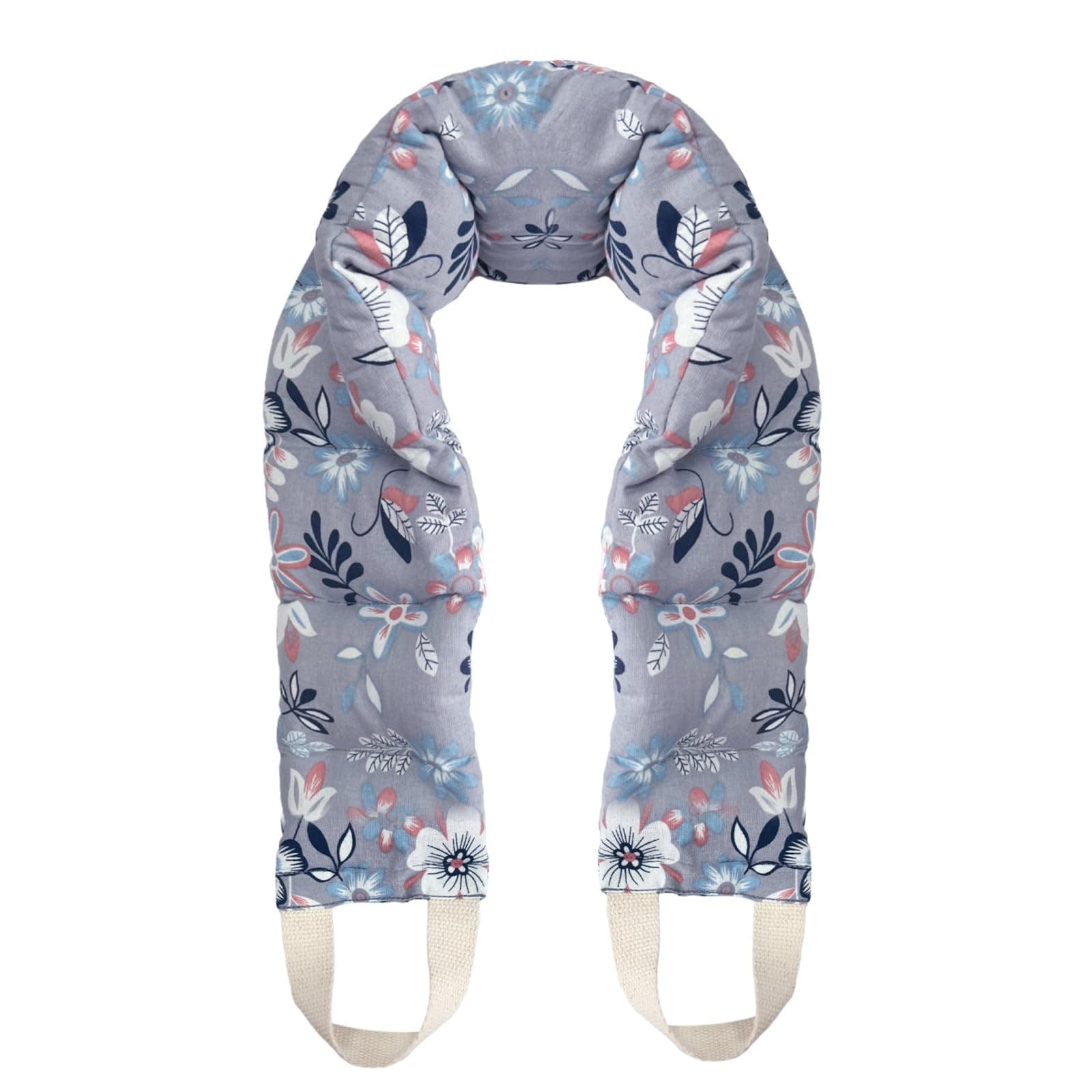 UNCN Long Wide Heating pad for Neck and Shoulders Back 33 * 5.9" microwavable Large Moist Heat Pack Warm hot Compress Neck wrap Weighted Bag Massage Reusable Herbal Nature Calming Portable Cotton