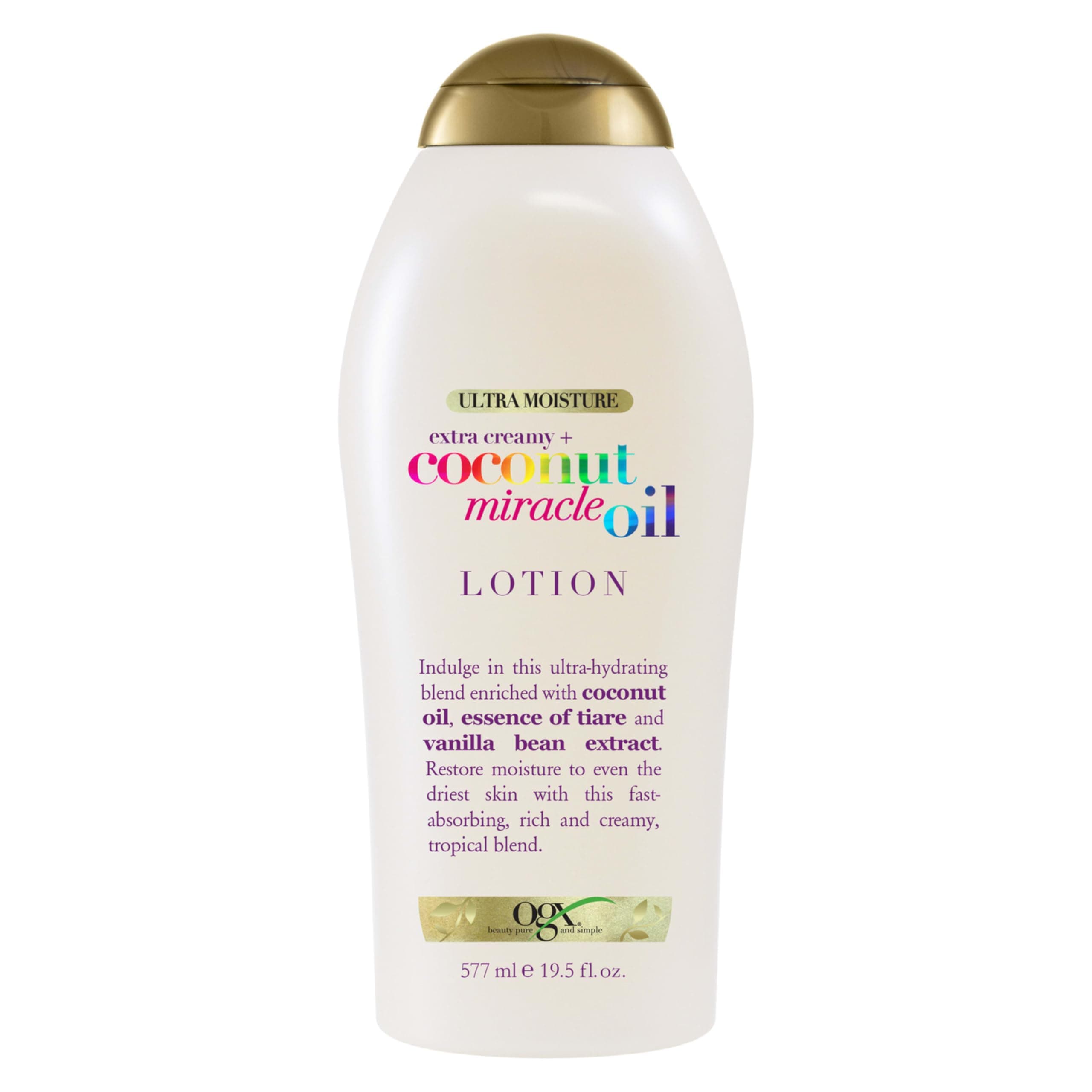 OGX Extra Creamy + Coconut Miracle Oil Ultra Moisture Lotion 19.5oz
