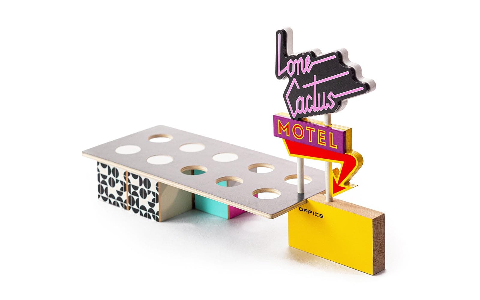 Candylab Toys - Wooden Cars and Vintage Toys for Kids - Lone Cactus Motel Americana Collection