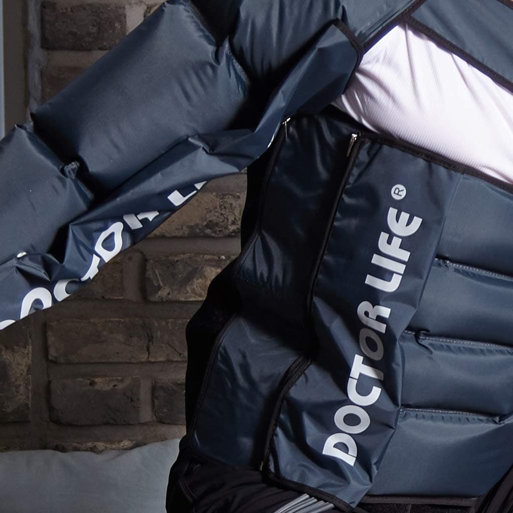 Recovery Compression System by DOCTOR LIFE : Compression Pump, Recovery Boots, Arm Sleeve, Waist Sleeve. (Boots Size : XX-Large)