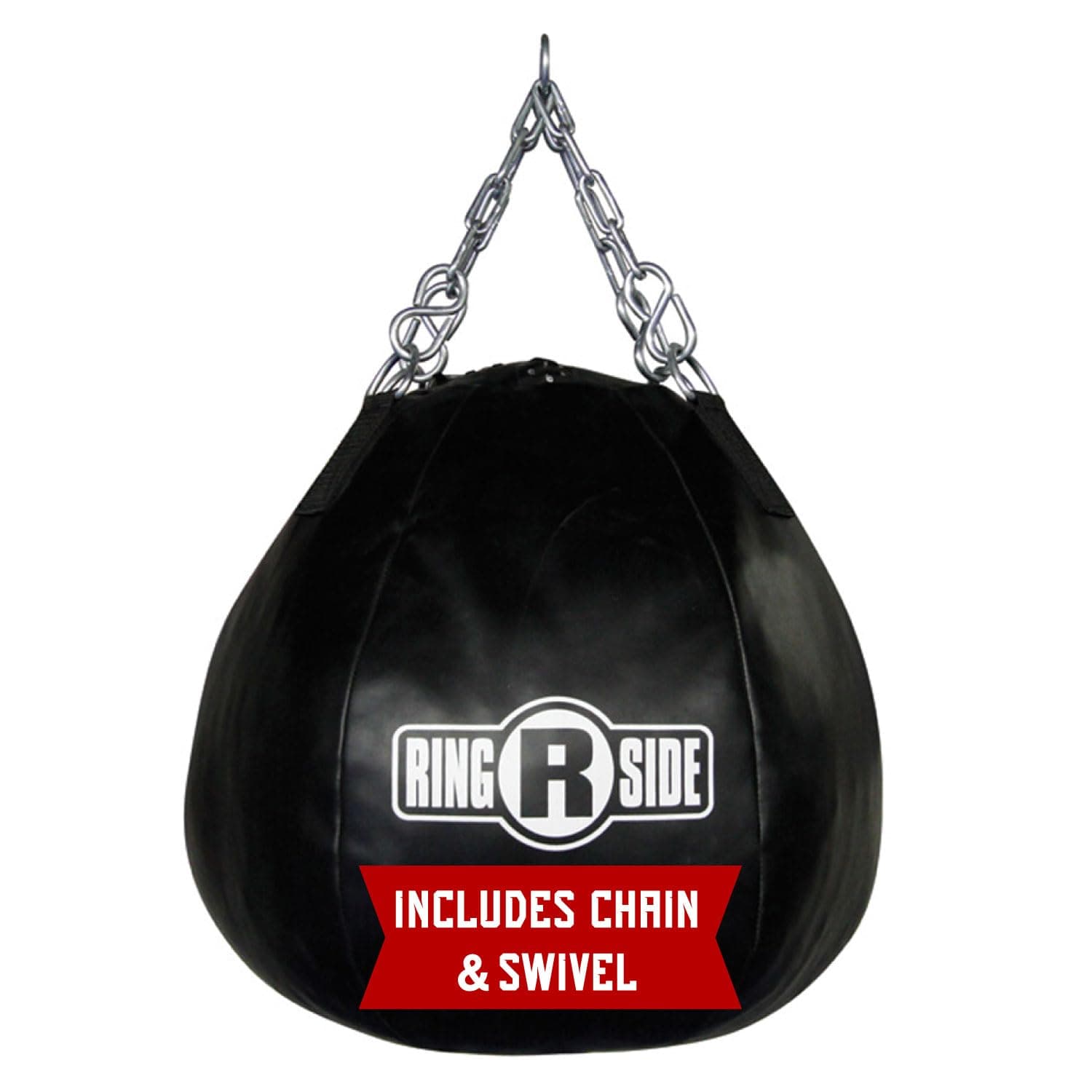 Body Snatcher Heavy Bag, Soft-Filled, Synthetic Leather Punching Bag for Boxing, MMA, Muay Thai, and More, Includes Heavy-Duty Chain and S-Hooks Connections, 65 Pounds, 22" x 24"