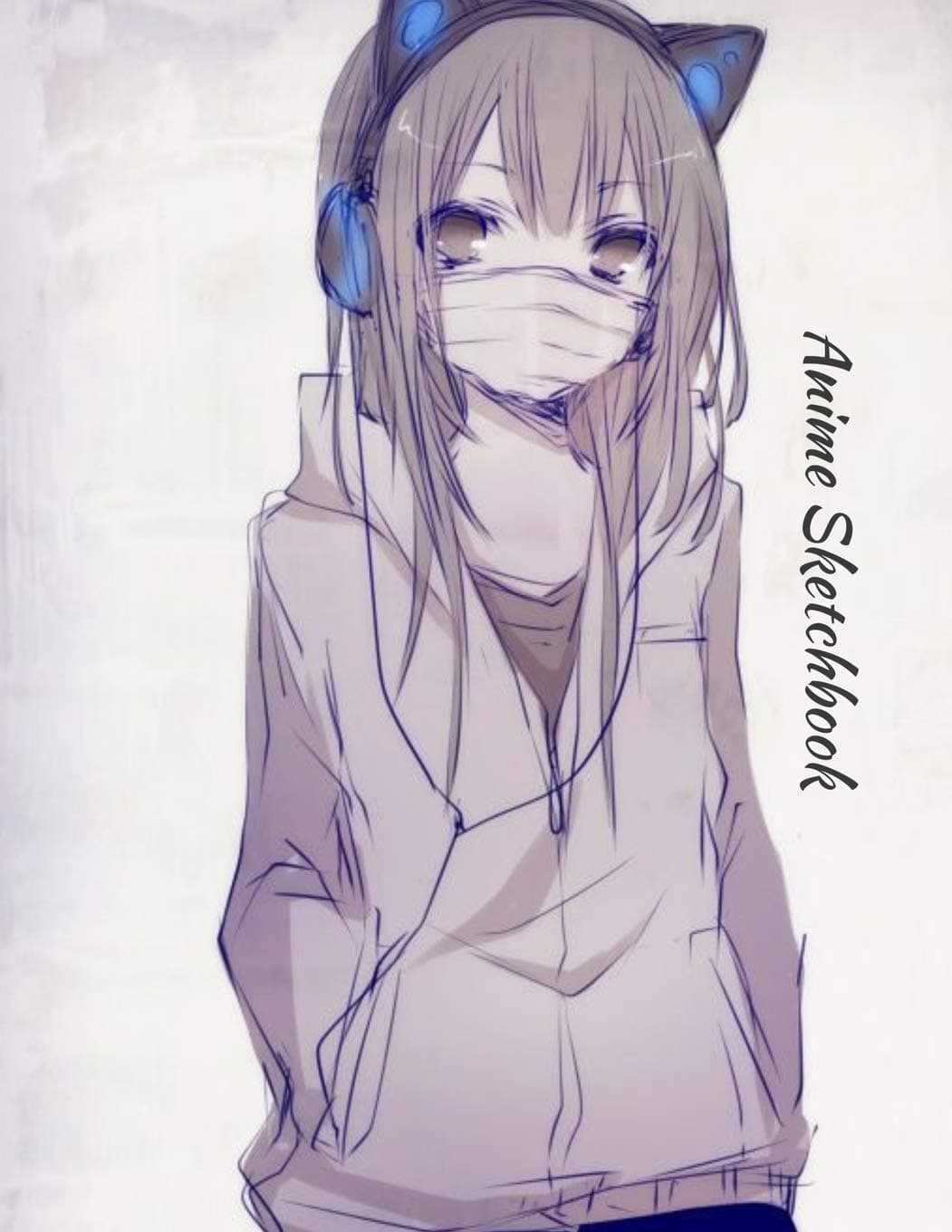 Anime Sketchbook:: Anime Cat Girl Series: 100 Large High Quality Sketch Pages (Volume 1) (Anime Cat Girls)