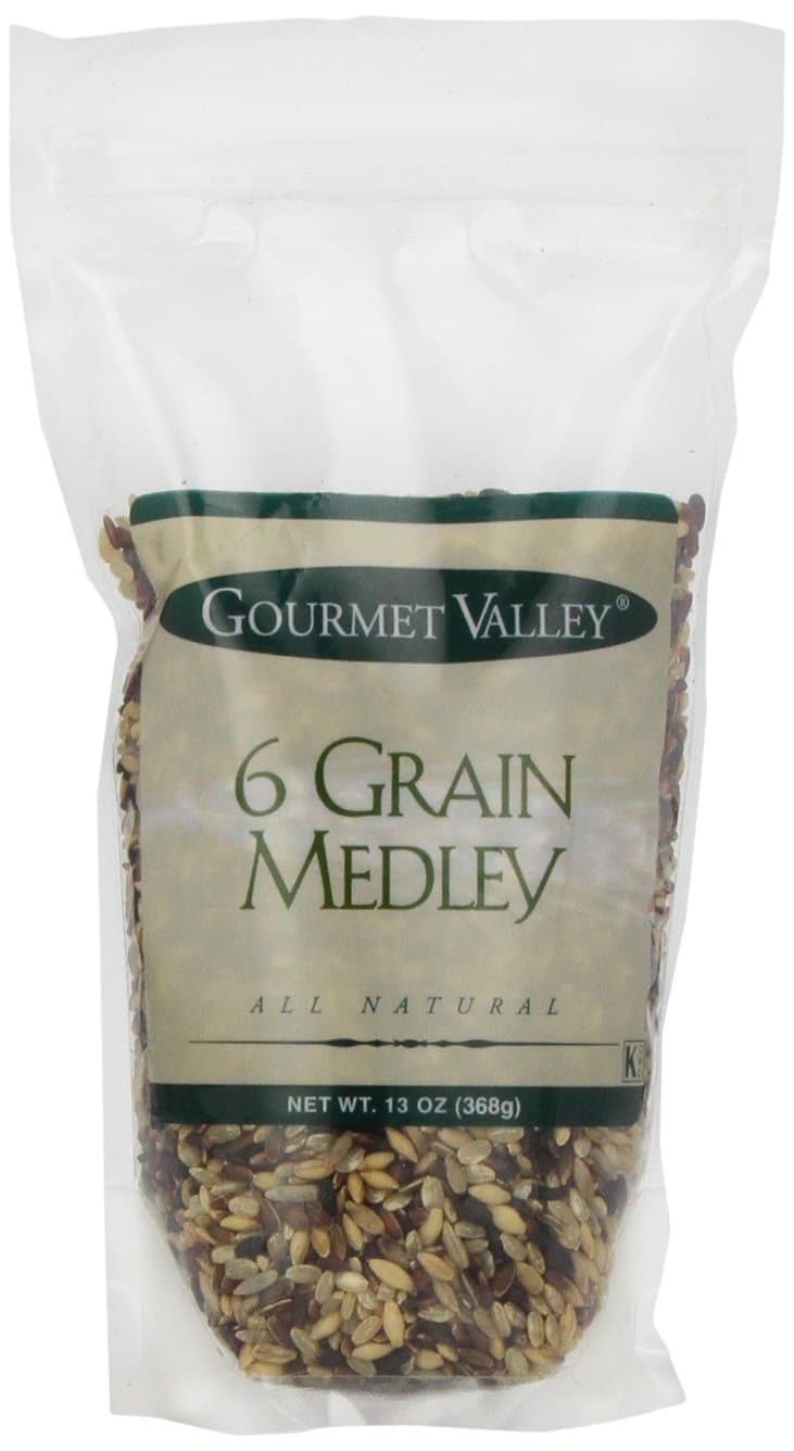 Gourmet Valley 6 Grain Rice Medley, 13-Ounce Pouches (Pack of 6)