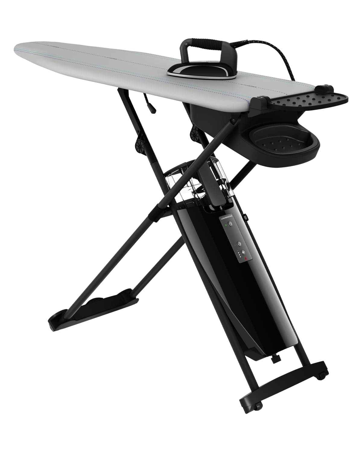 Laurastar Smart M, Ironing System, Hygienic Steam Kills Bacteria, Viruses and Dust Mites, Active Board, 3D Active Soleplate, Pulse Steam, Single Temperature, Integrated Wheels, Removable Water Tank