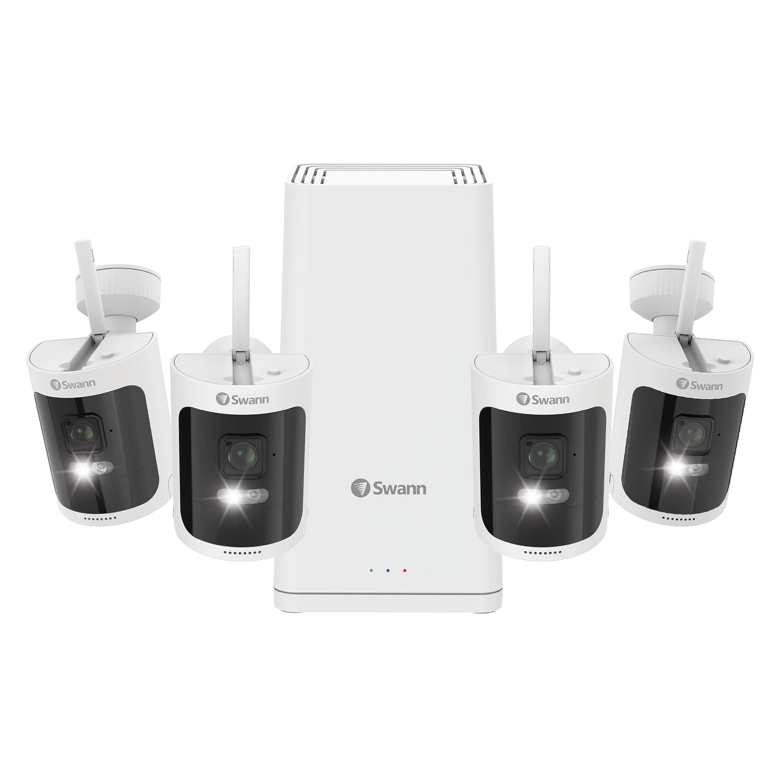 AllSecure650™ 2K Wireless Security Kit with 4 x Wire-Free Cameras & Power Hub NVR