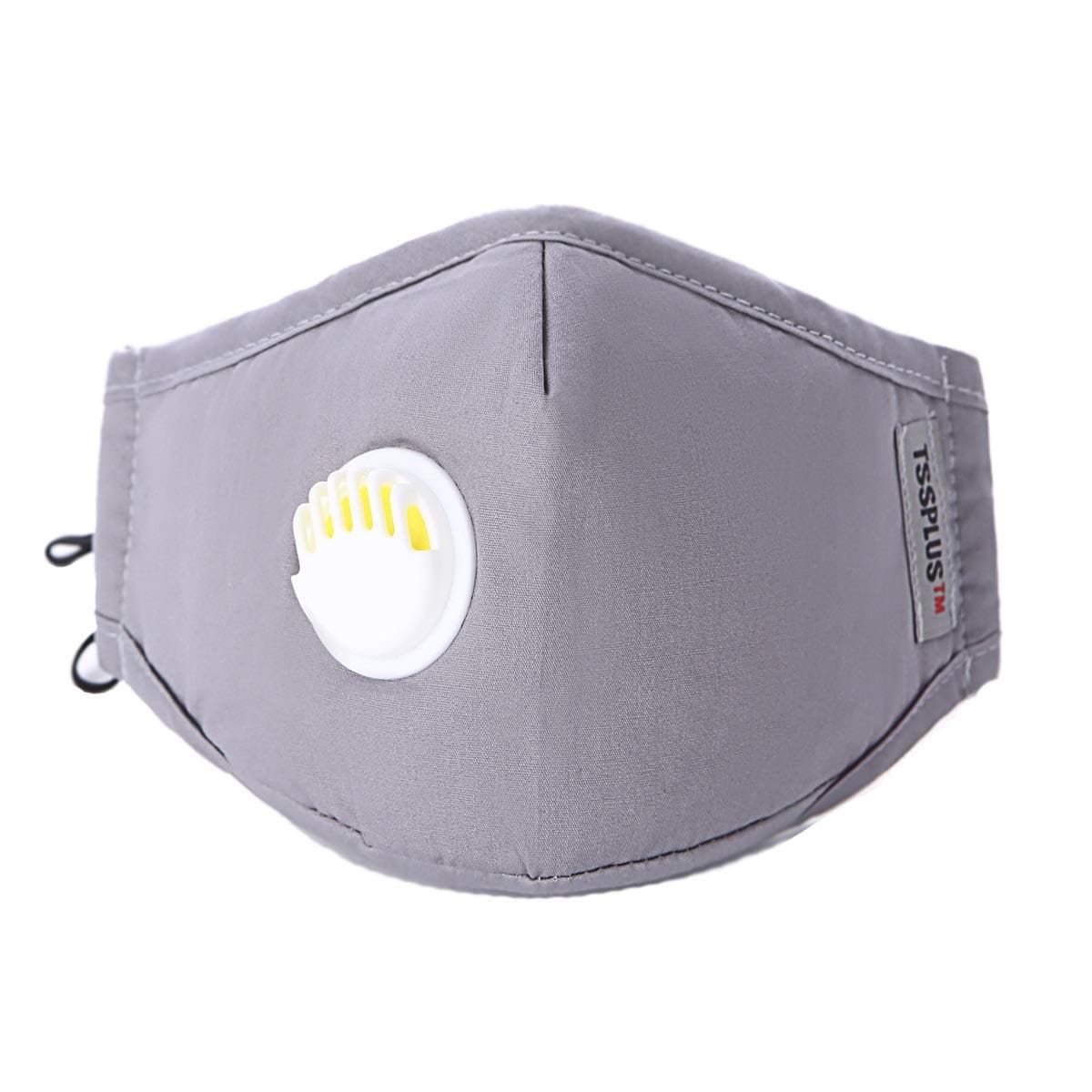 PM2.5 Anti Cotton Haze Mask Breath Valve Anti-dust Mouth Mask Activated Carbon Filter Respirator Mouth-muffle Mask Face (Random Color)