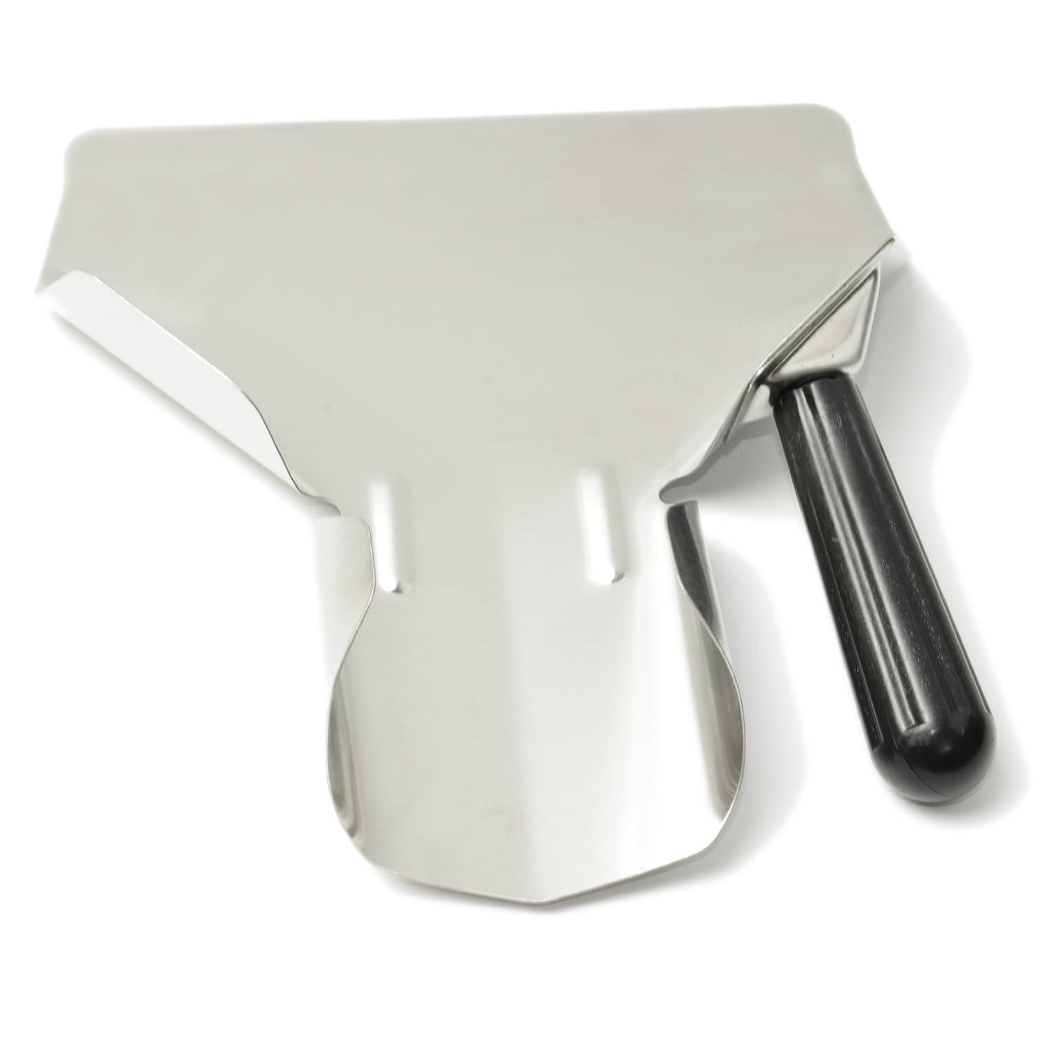 Commercial Stainless Steel French Fry Scoop, Chip Popcorn Bagger, Ice Candy Snacks Desserts Scooper, Right Handle