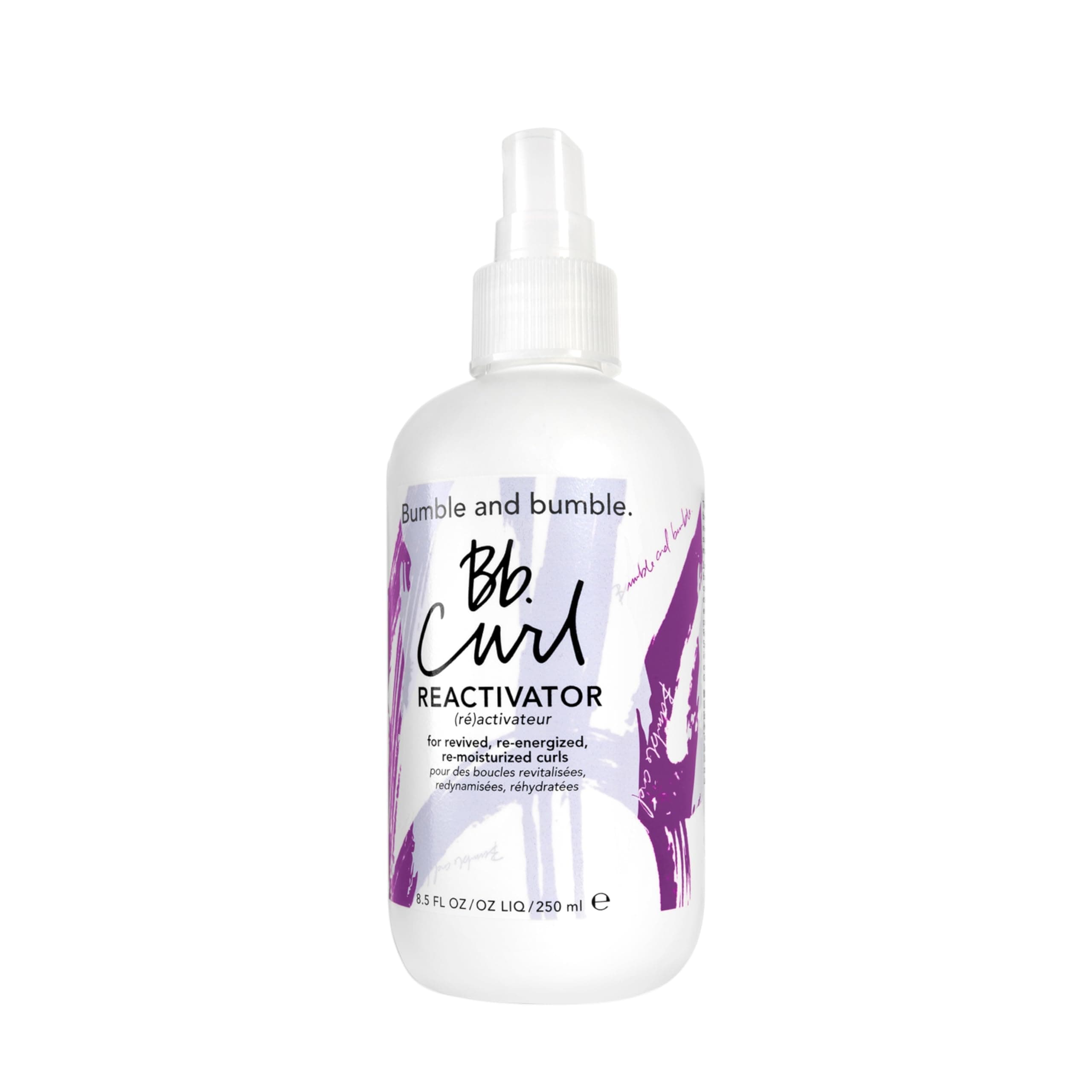 Curl Reactivator Hair Mist | For Revived + Re-moisturized Curls | Frizz Control | Coily, Curly, Wavy | With Jojaba, Avocado + Coconut Oil | Standard Size, 250 ml
