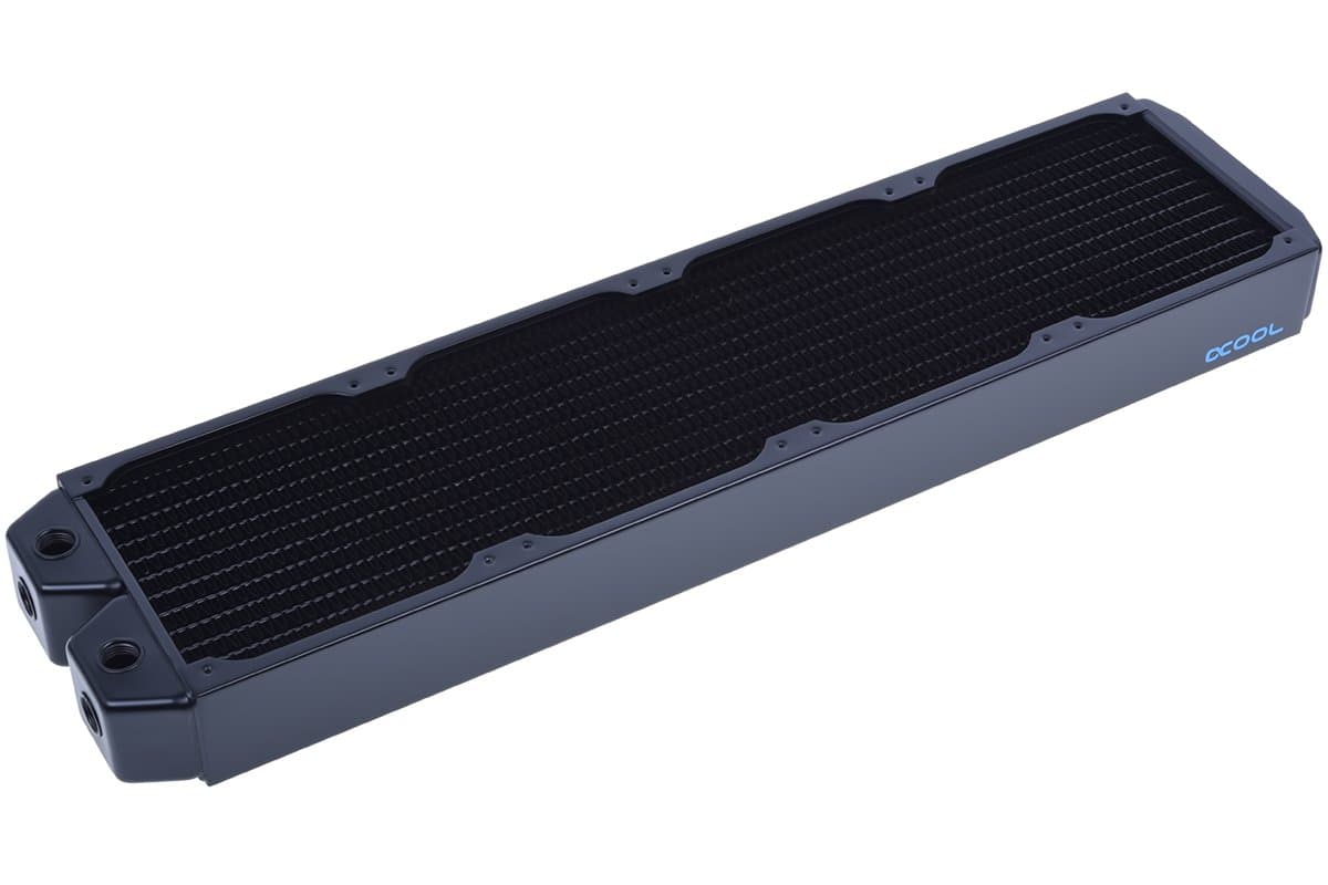 Alphacool NexXxos XT45 Full Copper Radiator, 480mm, Quad Fan, Black