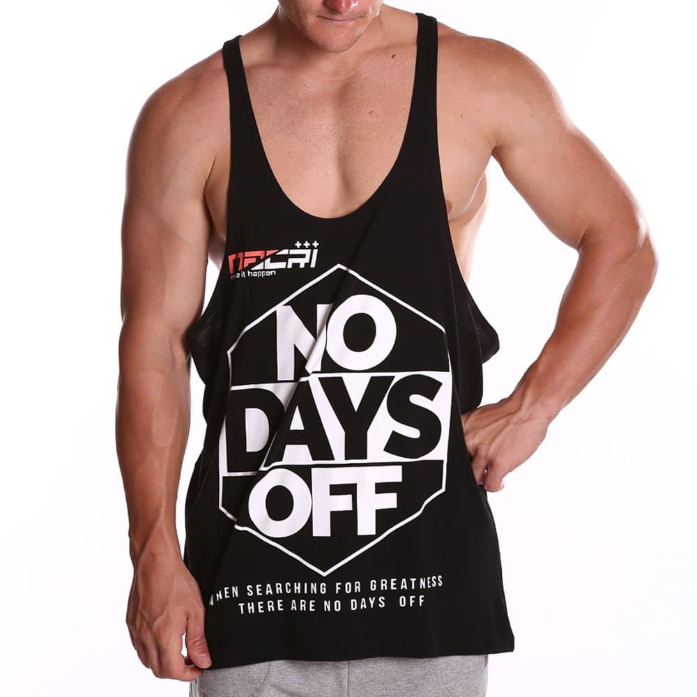New Mens T Back Tank TOP Vest Racer Y Back Stringer Bodybuilding Gym Singlet