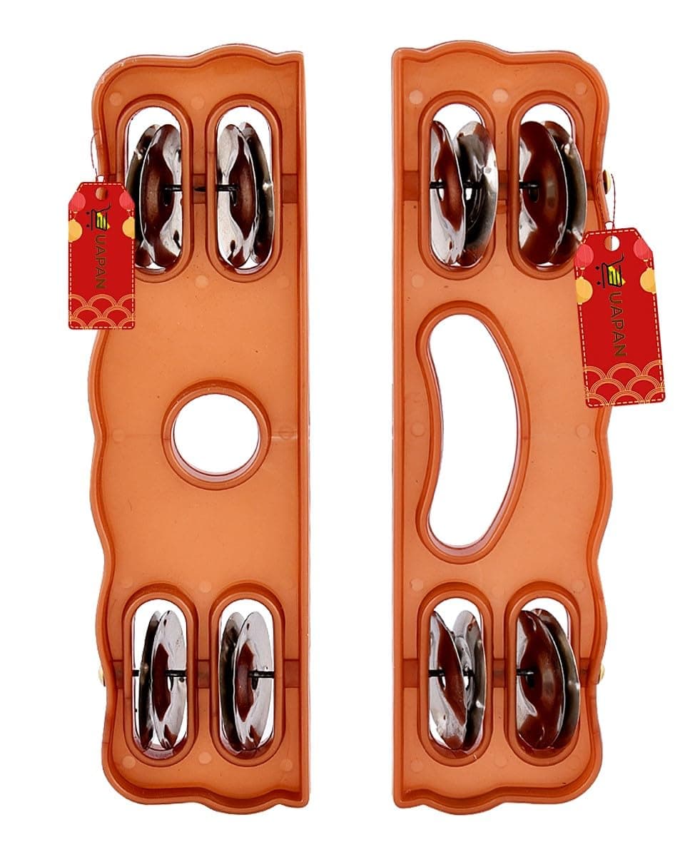 Plastic Kartal Musical Instrument I Narad Muni Kartal for Kirtan I Bhajan Musical Instrument I Pair of 1