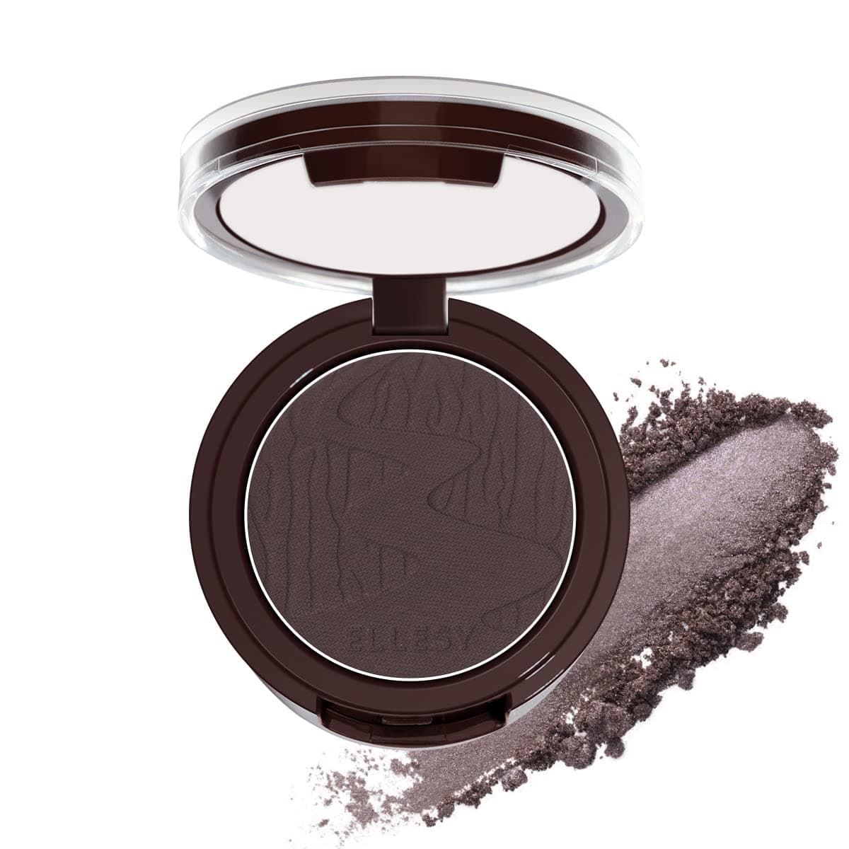 ELLESY Eyebrow Powder Beautify Eyebrow Palette Long-Lasting Waterproof Makeup Eyebrow Cake Natural Powder Is Soft For Daily Eyebrow Makeup With A Small Mirror(Dark Brown)