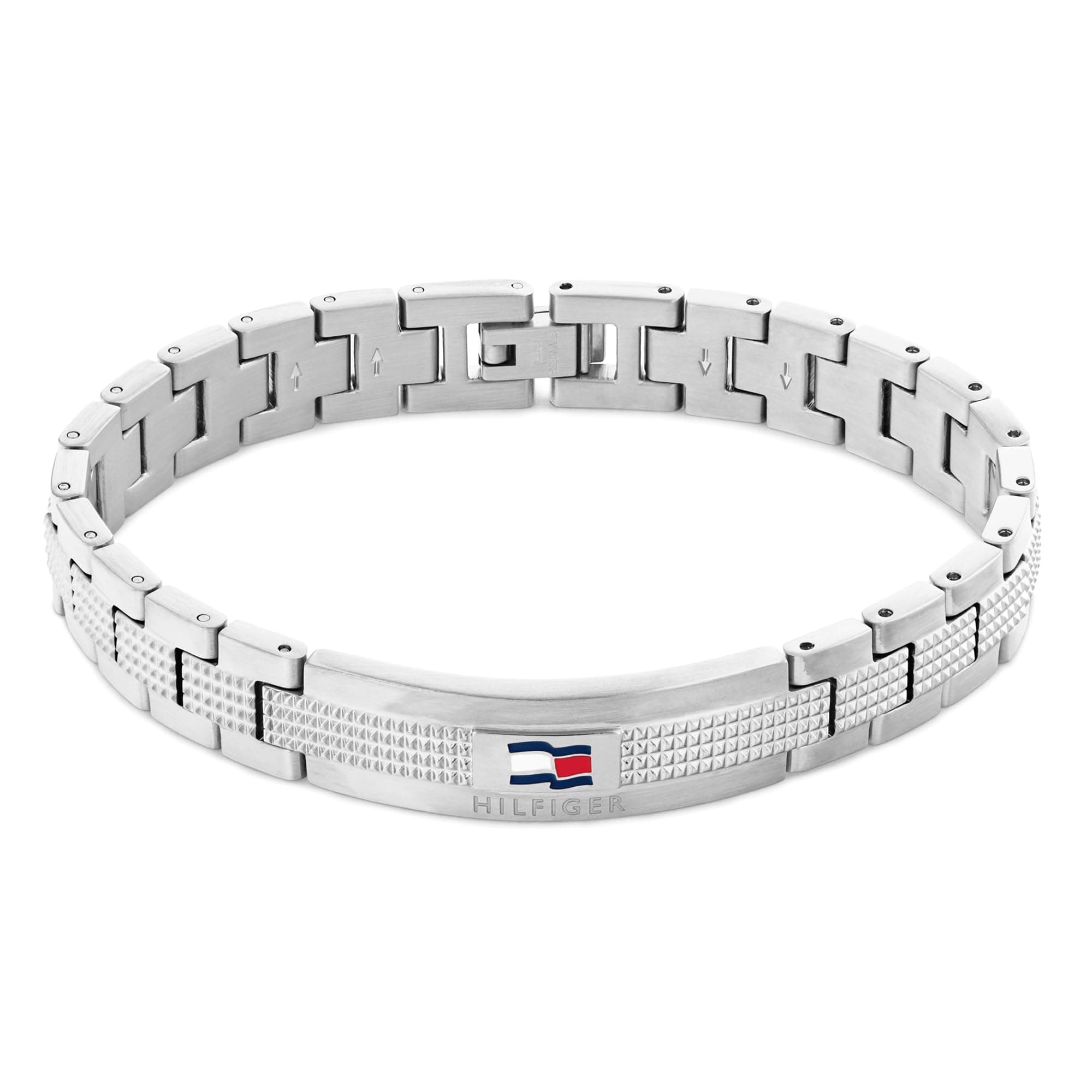 Nelson H-Link Bracelet Mens Stainless Steel Bracelet