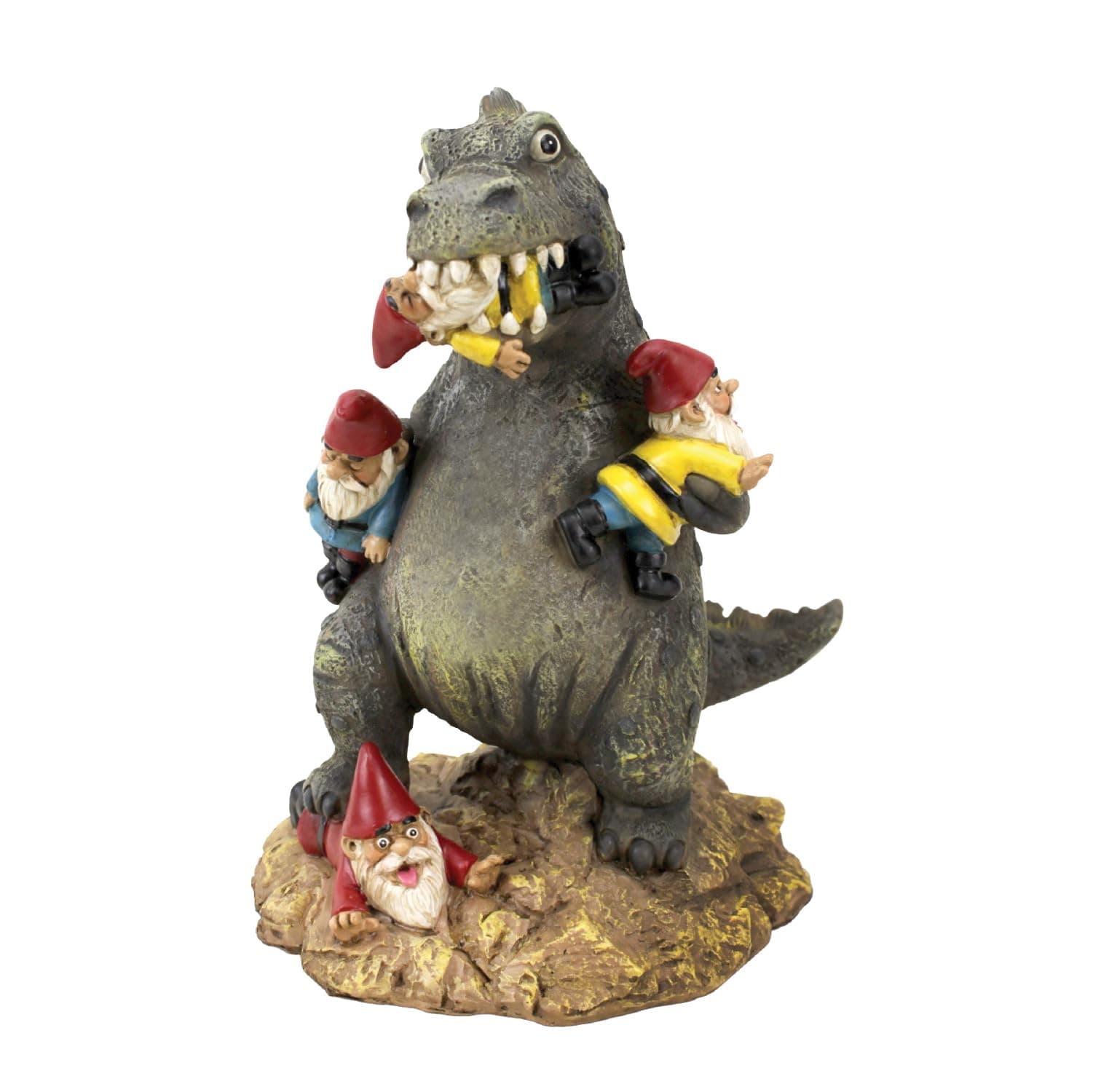Godzilla Garden Gnome Statue, Outdoor Lawn & Yard Monster Figurine Sculpture Decorations, Funny Housewarming Gag Gift